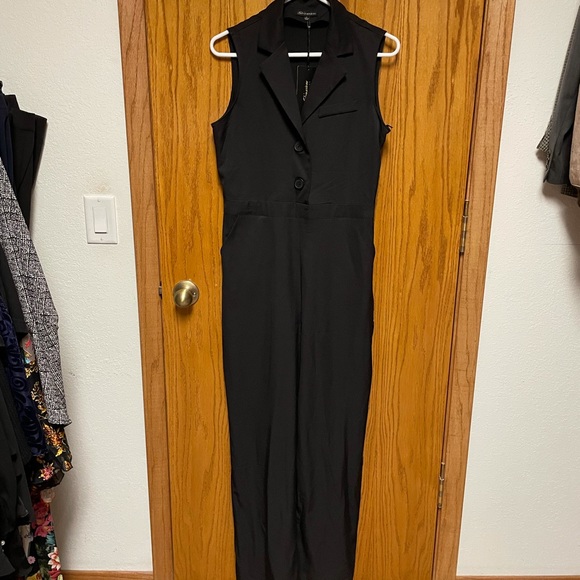 Shinestar Pants - Black jumper pant suit by Shinestar Collection